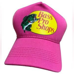 Bass Pro Shops Pink Fishing Hat Ball Cap O/S